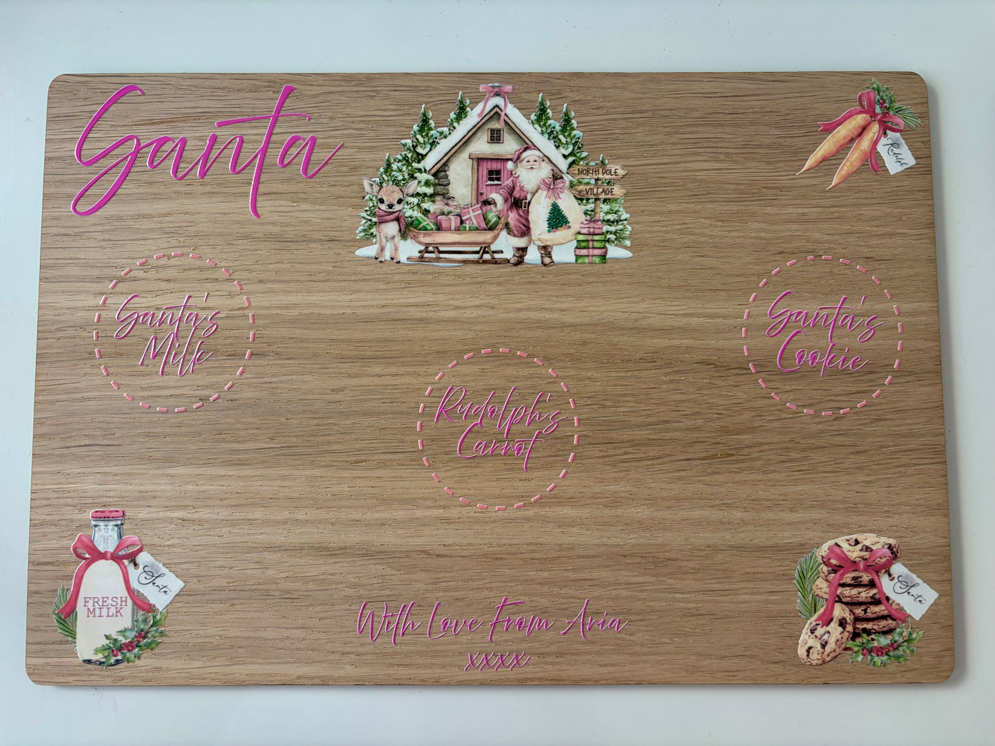 Christmas Eve Santa Snack Board