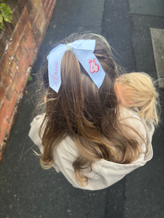 Birthday Hair Bow