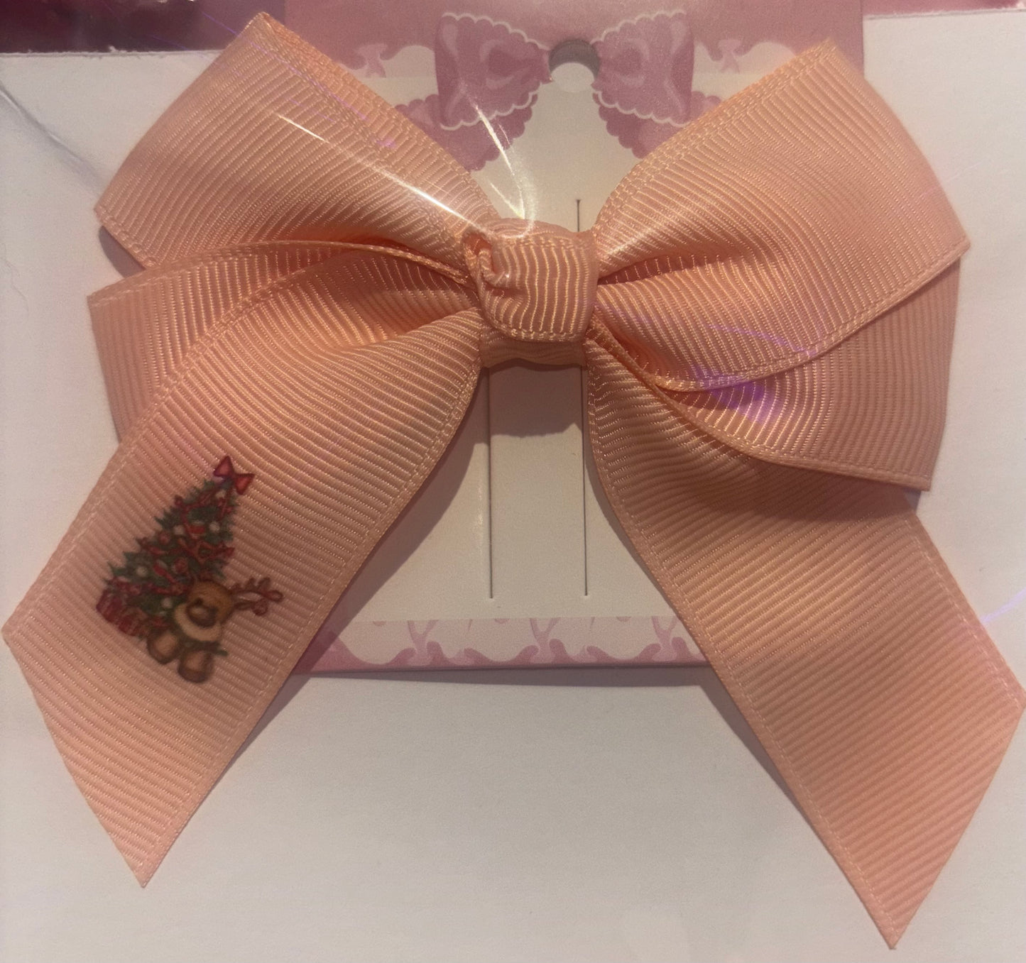 Christmas 4” hair bows