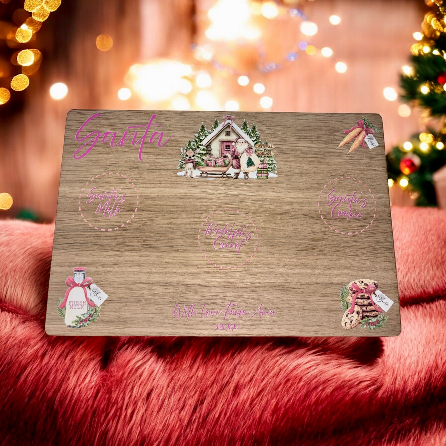 Christmas Eve Santa Snack Board