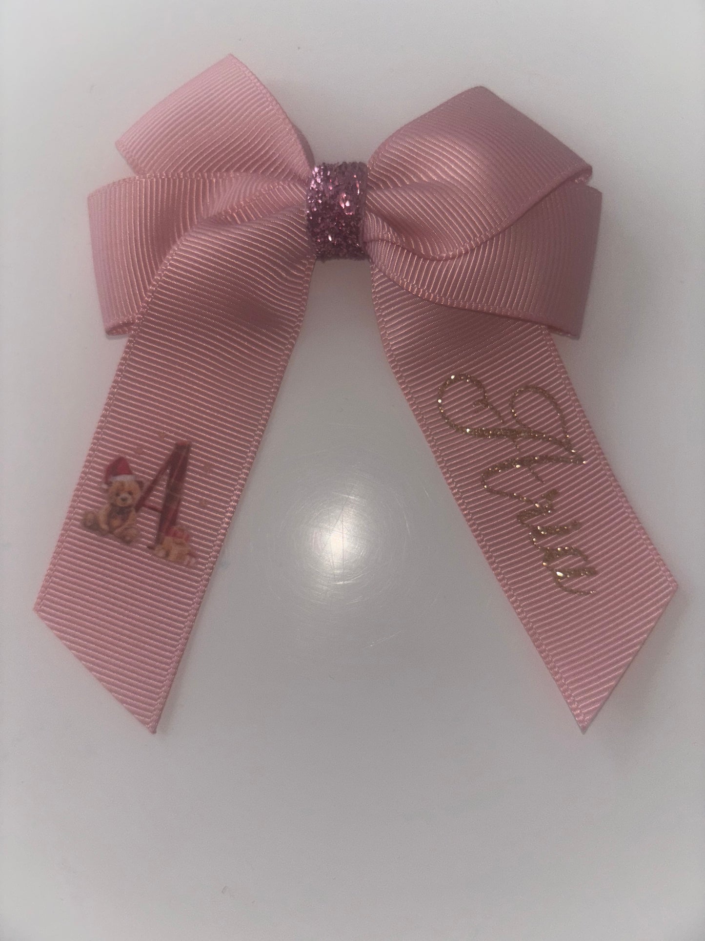 Glitter Centre Hair Bows