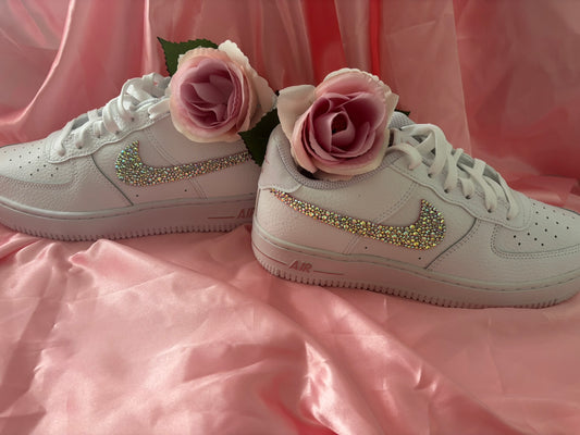 Kids Diamante Air Force 1 Easy On Younger Kids