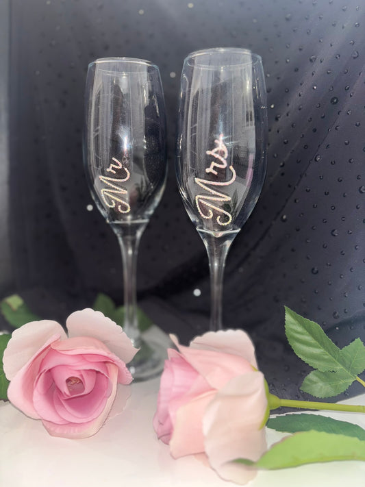 Personalised Champagne Wine Glass
