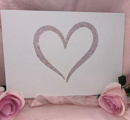 A4 Heart Canvas