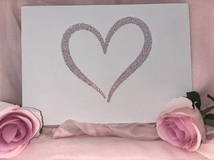 A4 Heart Canvas