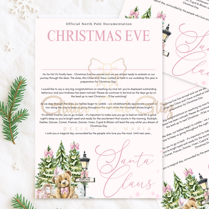 Personalised Santa Letters 1st Christmas Nice List Christmas Eve