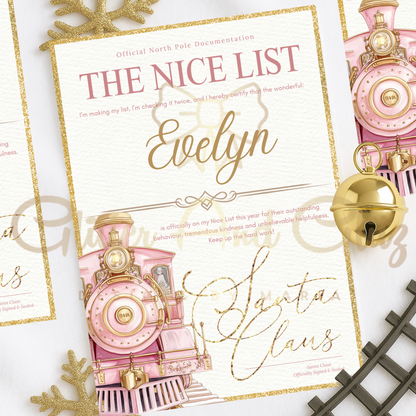 Personalised Santa Letters 1st Christmas Nice List Christmas Eve