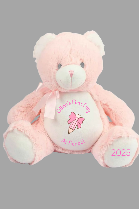 Personalised Mini MUMBLES soft toy Reindeer Rabbit Teddy Back To School