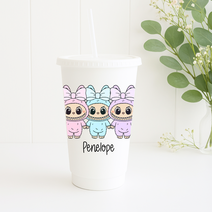 16oz Personalised Monster Cold Cups