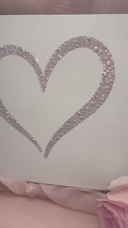 A4 Heart Canvas