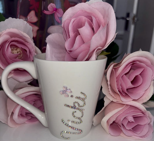 Personalised Diamante Mugs