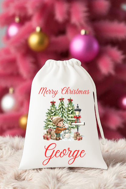 Personalised Christmas Gift Sacks Pre Order 1st Christmas Girls and Boys Pre-Order